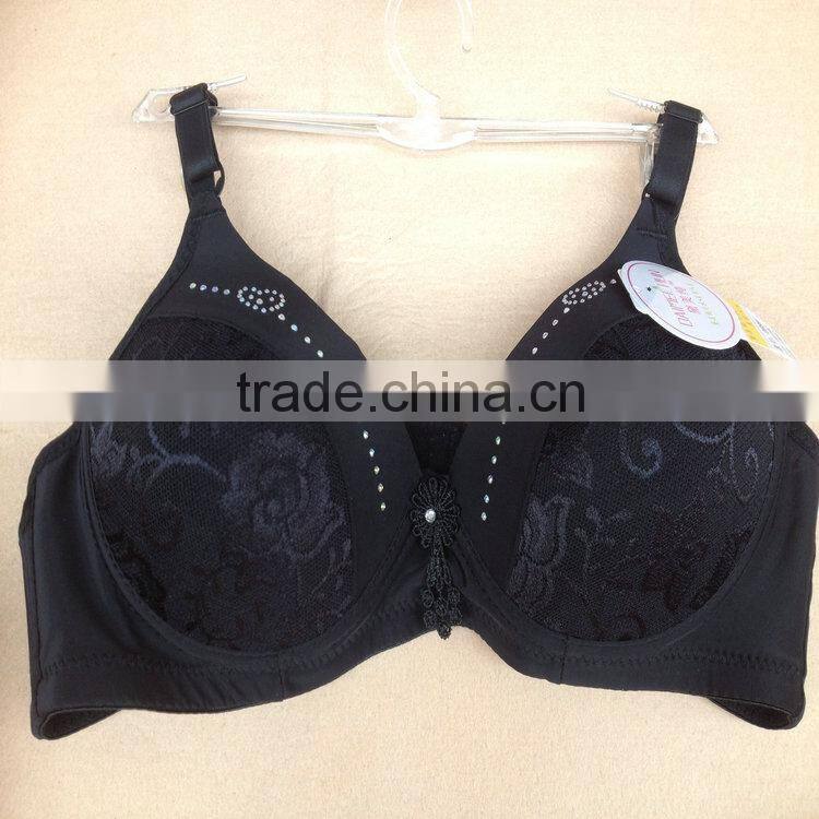 0.98USD Bra Without Rim 36-42B For High Quality Big Size Push Up Cotton Newest Bras/Bra Models (gdwx271)