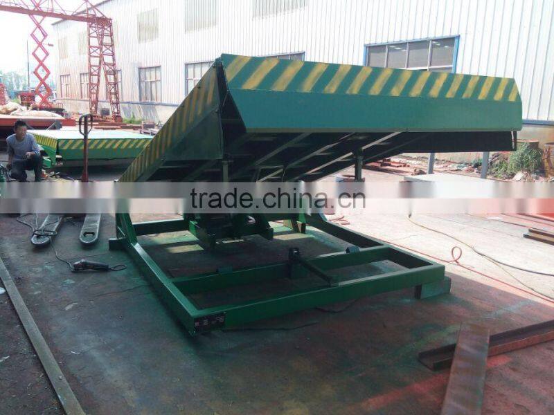 stationary container dock ramp/ fixed dock lever