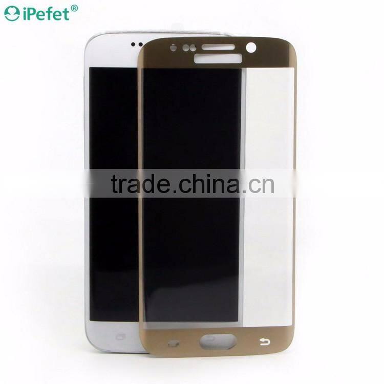 Premium 0.2mm Curved Full Cover Tempered Glass Screen Protector For Samsung Galaxy S6 Edge