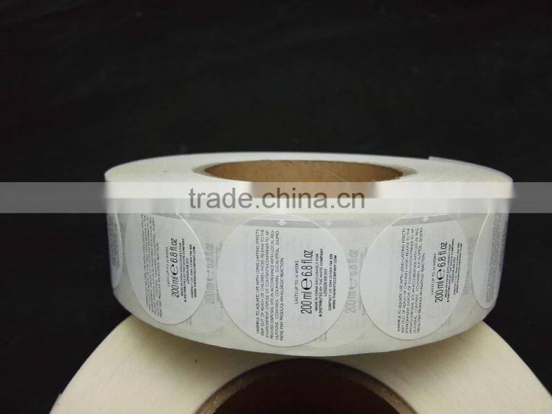 Adhesive two layers labels - multilayer sticker