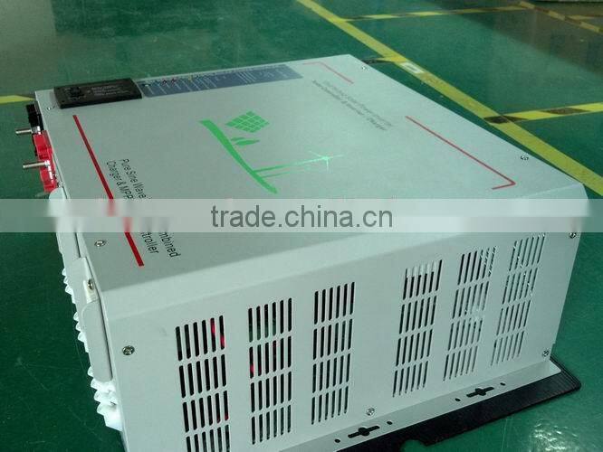 pure sine wave off grid solar inverter 2000w with mppt solar controller 12v 24v dc to 220v ac solar inverter