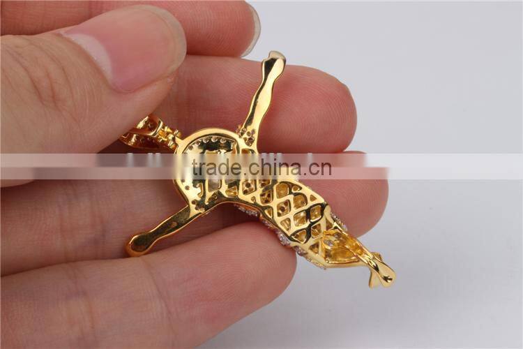 2015 fashion jesus cross 925 silver pendant necklace