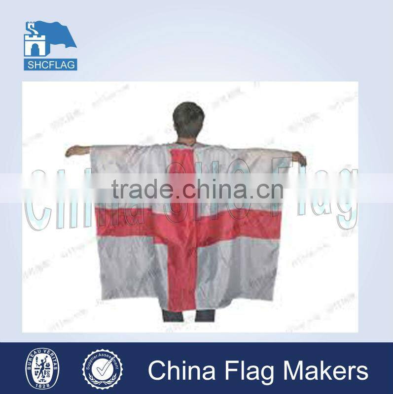 100D polyester custom printed body cape flag
