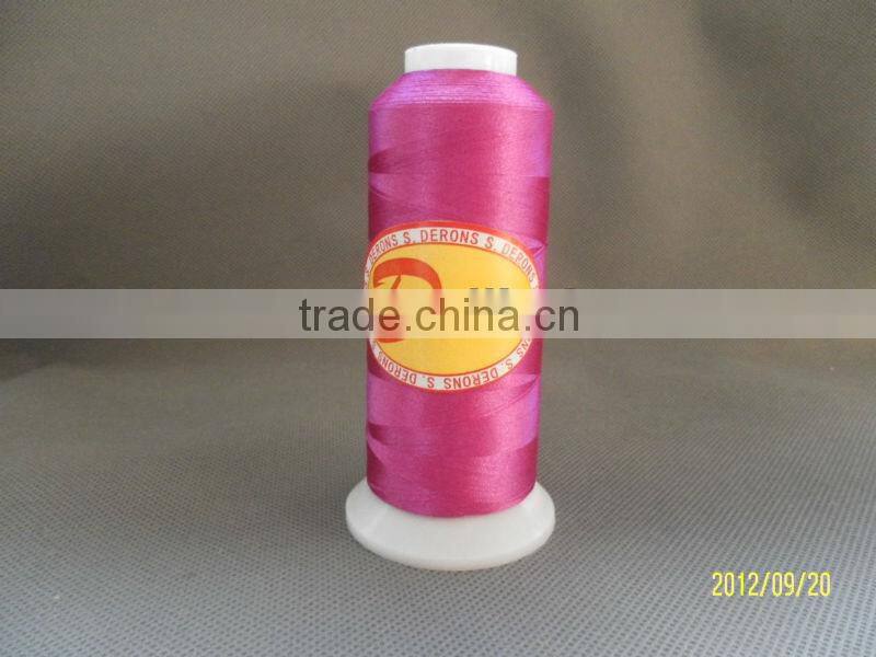 100% polyester embroidery thread