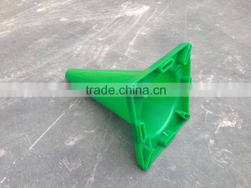 18" Lime Green Orange Colored Traffic Safety Cone Used PVC Traffic Cones