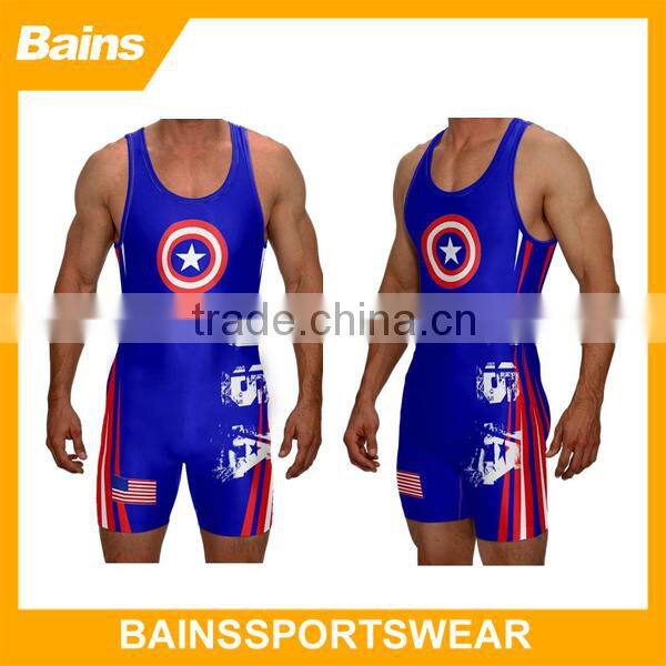 2015 Spandex wrestling tights/wrestling equipment/wrestling gear
