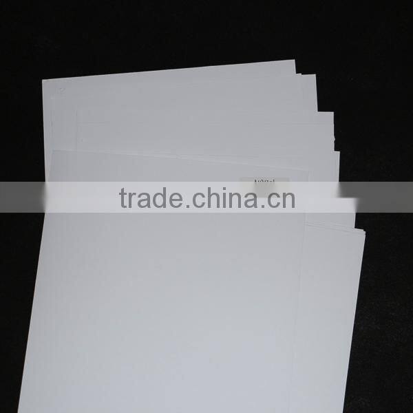 High tack self adheisve 128g matte coated paper