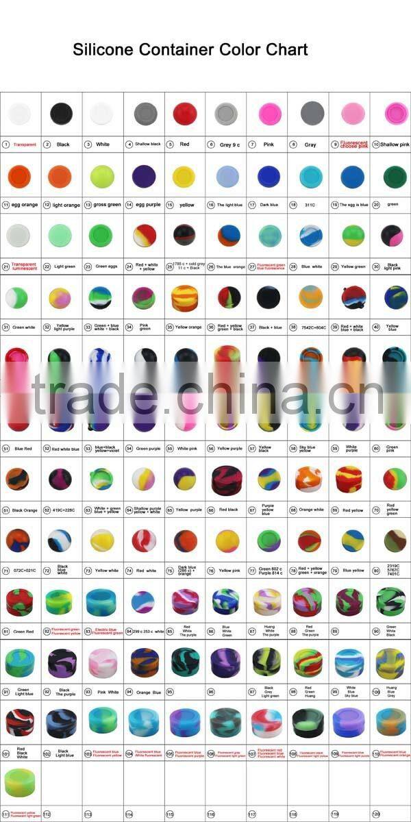 Customized silicone non-stick container 26ml concentrate oil silicone wax barrel drum silicone weed jar