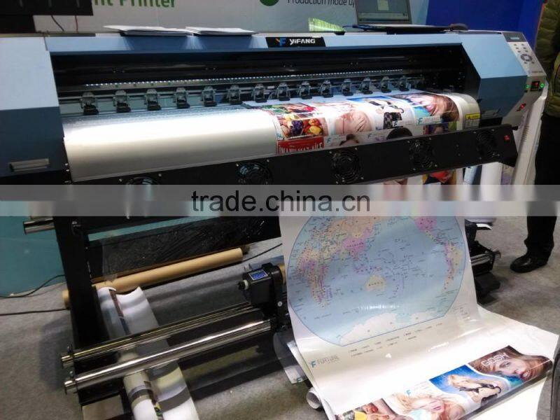 1.8m uv roll to roll printer with DX5 head for PU , PU printing machine