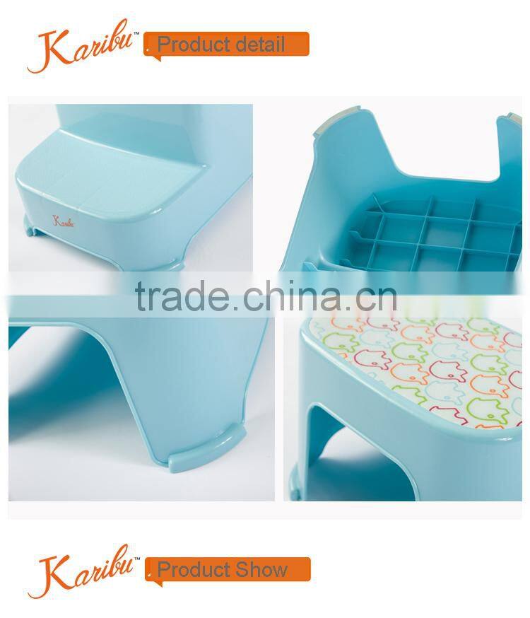 PM 3312 2016 China Wholesale En71 Kids Plastic Baby Double Step Stool