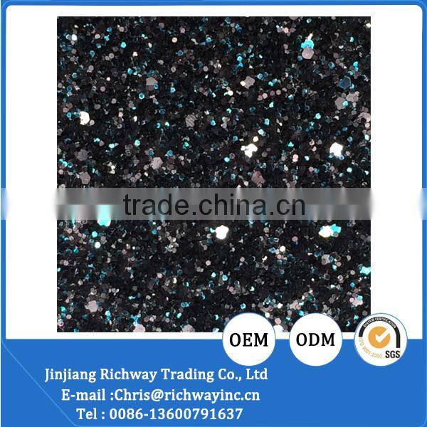 shinny glitter fabric shoe material