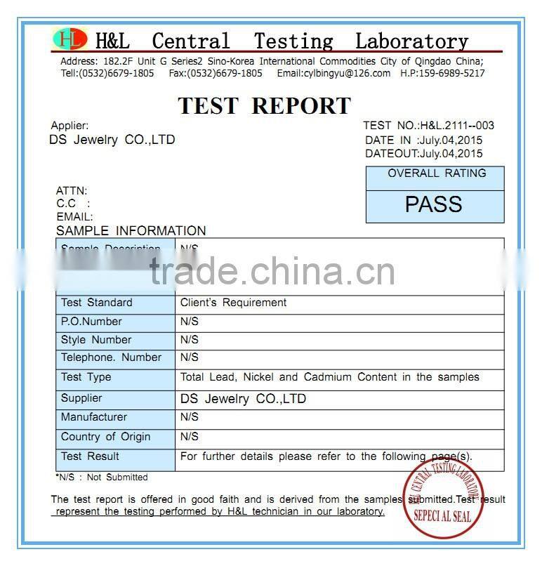 fashion drop stone earring