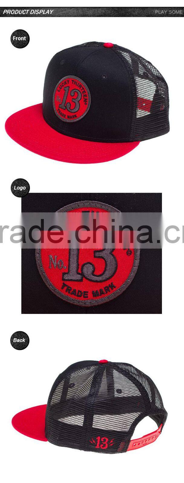 Best selling fashion brown leather strap snapback hats custom trucker hat leather