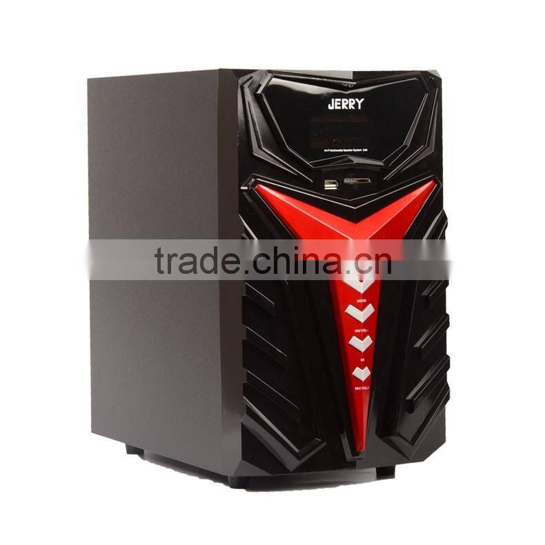 New JR-D20 2.1 speaker box with LED light made in Guangzhou China