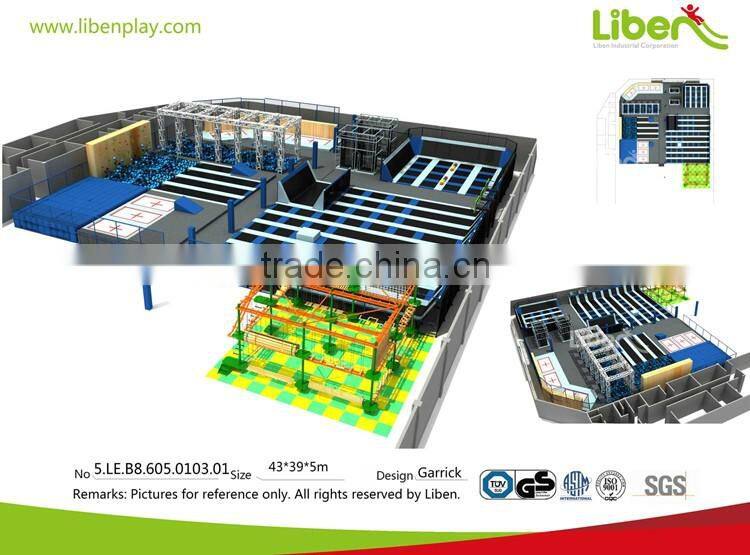 Indoor playground new desgin adult indoor trampoline