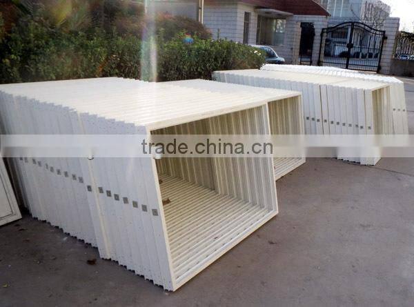 Insulated fiberglass window shutter, chemical resistant frp window blind