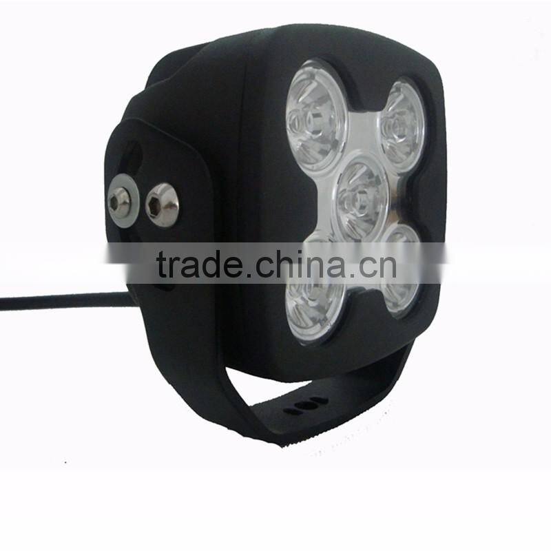 Shenzhen high power black &red 4.6 inch 50w led car motorcycle work lights