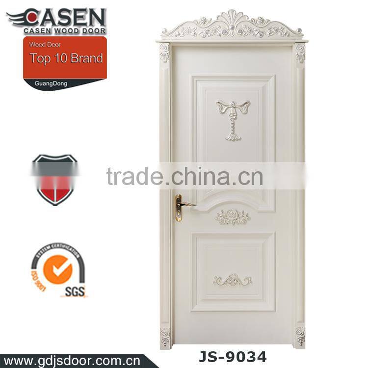Most Popular environmental HDF wood door carving for home decoration