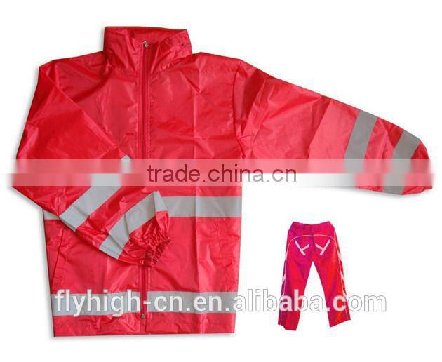 Traffic Waterproof Hooded Refective Safety Hi VIS Jacket