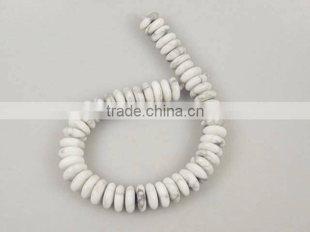 Gemstone rondelle MOSS AGATE rondelle beads