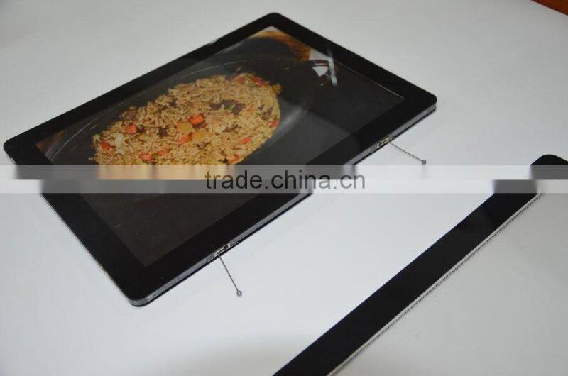 Edgelight CF9 single side magnetic tablet menu for restaurant