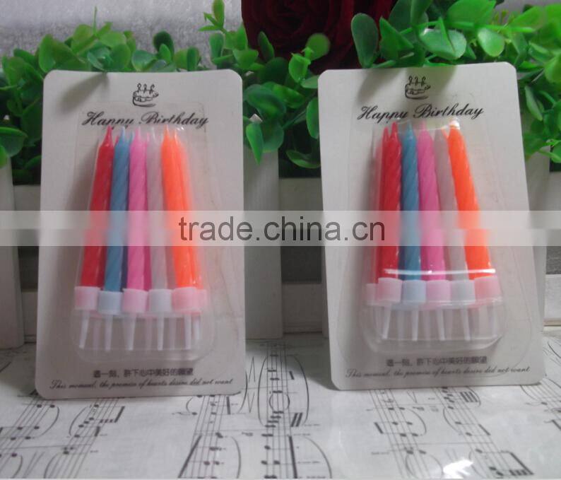 Spiral Shaped Candles 2016 New Products Smokeless and No Dripping During Burning