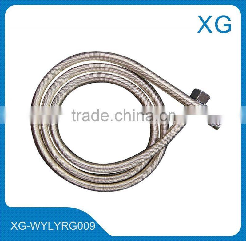 New design stainless steel flexible spring shower hose/flexible extension shower hose/High quality spring steel shower hose