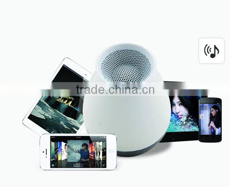 fresh lemon style NFC speakers green pattern wireless speakers phone sound
