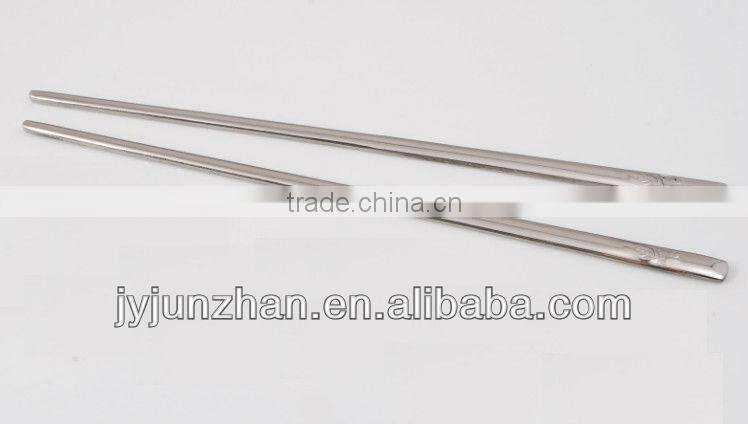 STAINLESS STEEL CHOPSTICKS MADE BY JIEYANG FACTORY FIRECTLY WITH LOW PRICE