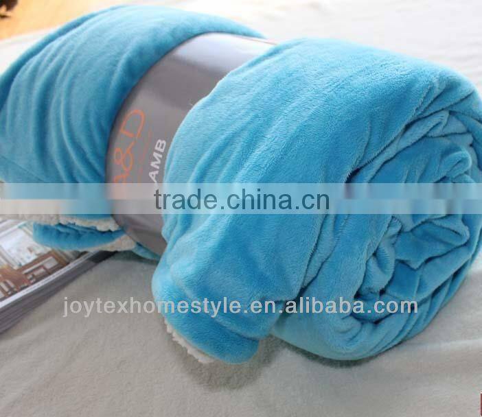 100%Polyester Plush Sherpa Throw Blanket