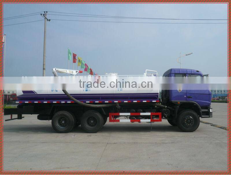 dongfeng 6x4 15000litres waste water suction truck
