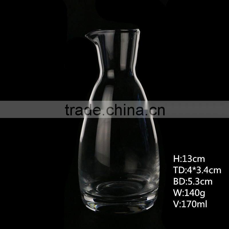 Manufacture sodalime flagon korea and Japan popular wine decanter bottom