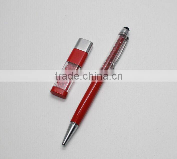Charging Gift Set with Power Bank USB Flash Drive Ballpoint Pen Business Promotional Gift For Traveling Can Custom Logo on Item