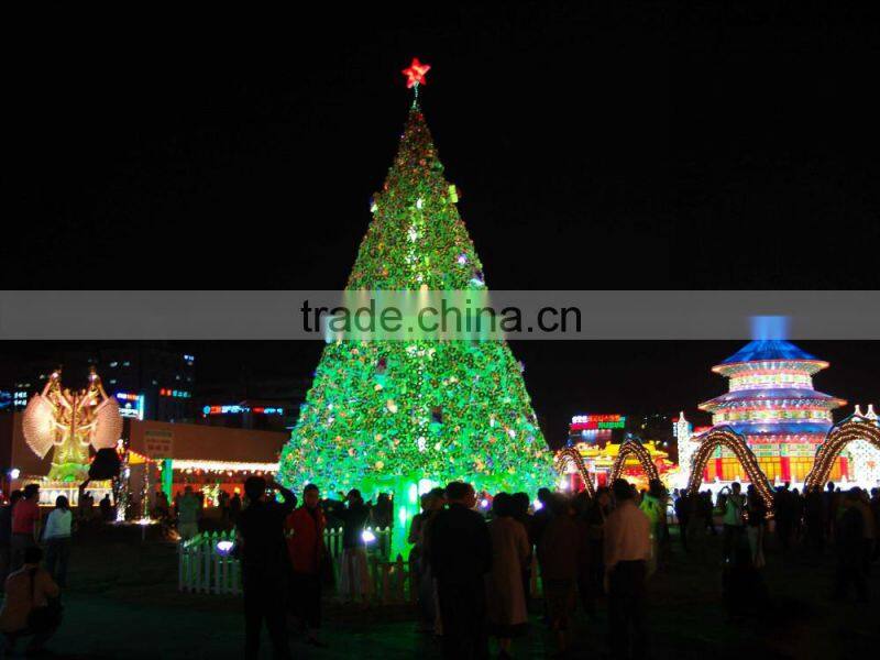 outdoor led green christmas tree