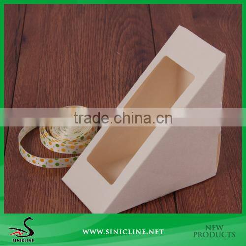 Sinicline high quality Sandwich Package Box with PVC Window