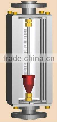 Flow glass tube rotameter