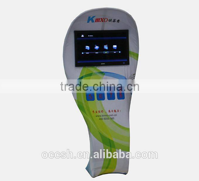 Tension Fabric Display Stand LED Advertising Screen, Digital Signage Media Player, Trade Show Display Banner