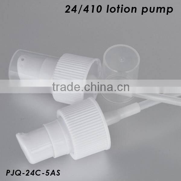 White 24/410 plastic lotion pump