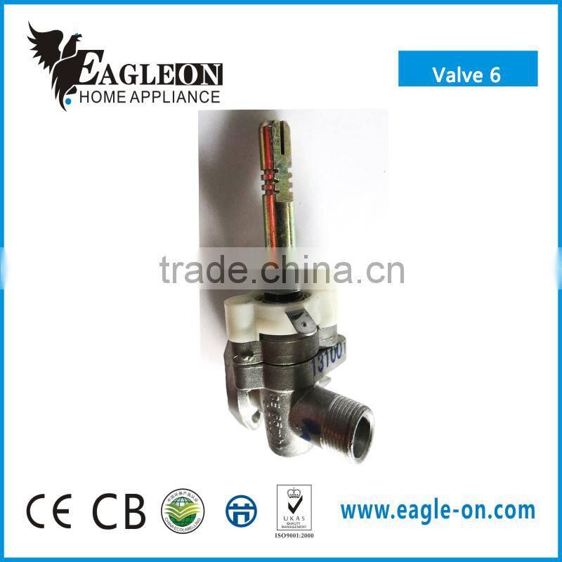SKD/CKD Single pipe valve with safety flameout and micro switch for table/buildin cooker