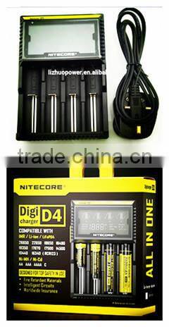 in stock Original Nitecore chargers D4/D2/I4/I2 18650 battery charger 12v 220v inverter with battery charger