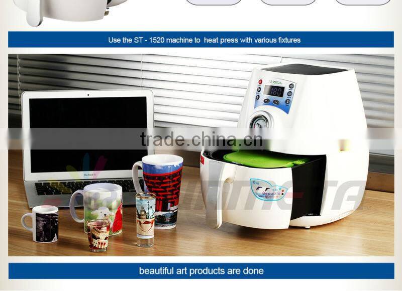ST1520 mini 3d sublimation mug printing machine for sale