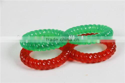 Top grade durable TPR dog chew toy 8 shape red