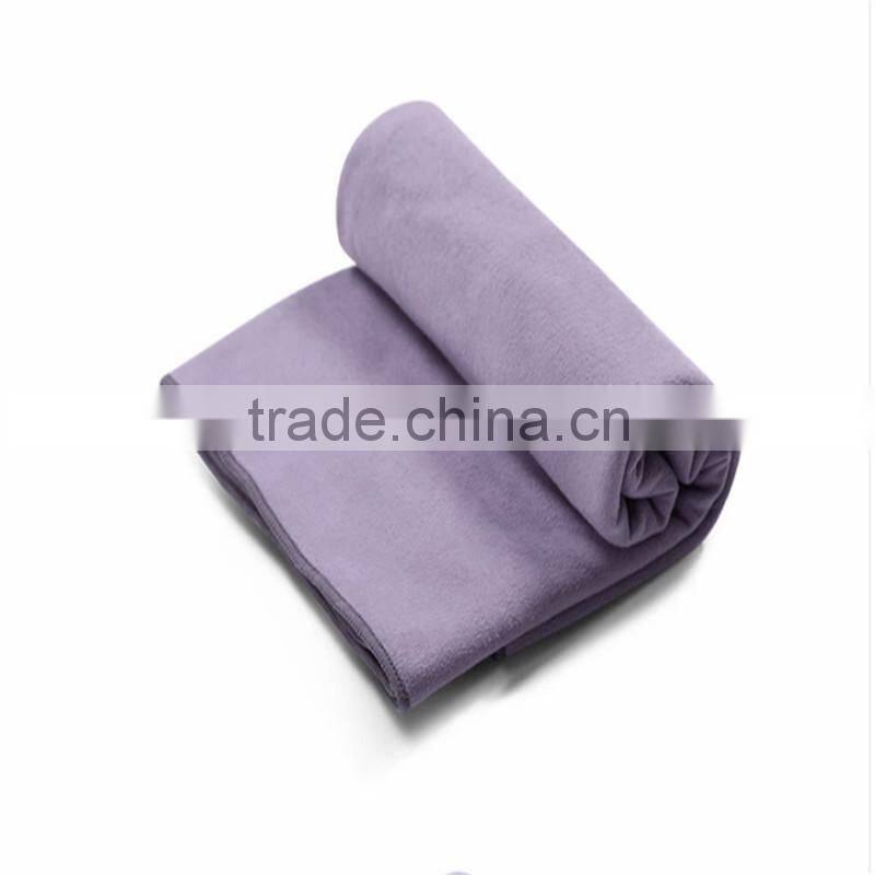2016 China Supplier quick dry suede towel microfiber yoga