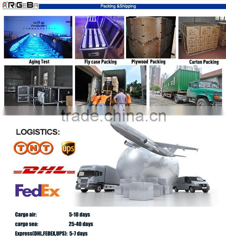New hottest selling 6leds 10W RGB 3in1 wireless battery led stage light led par light