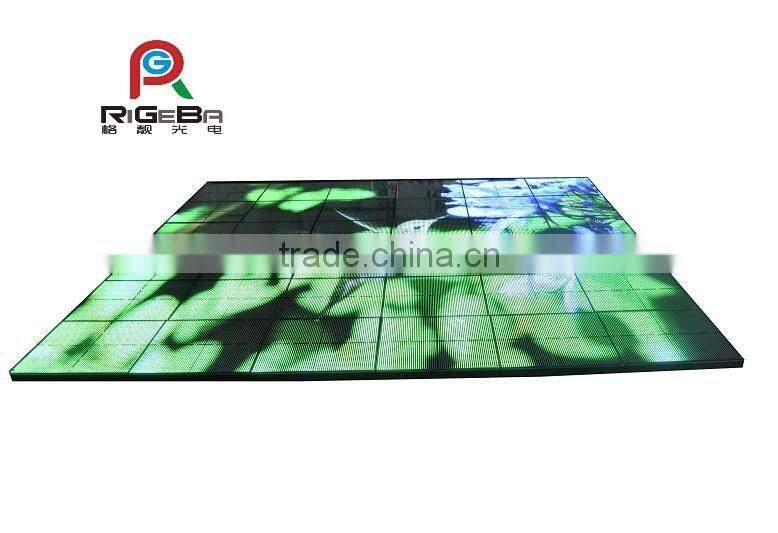 NEWEST 2014 Super Clear and Slim LED Video Floor/led dance floor lights