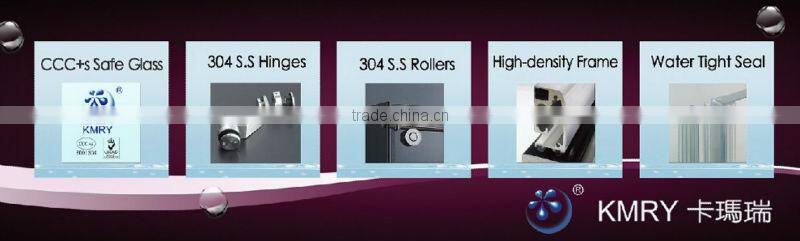 Hot! Arc-shape Sliding Bathroom Shower Enclosure(KT6004)