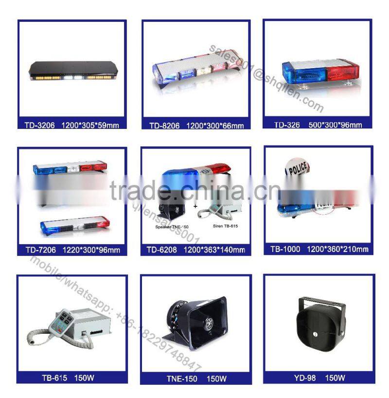 new design good quality blue/red police light for sale TD-6208