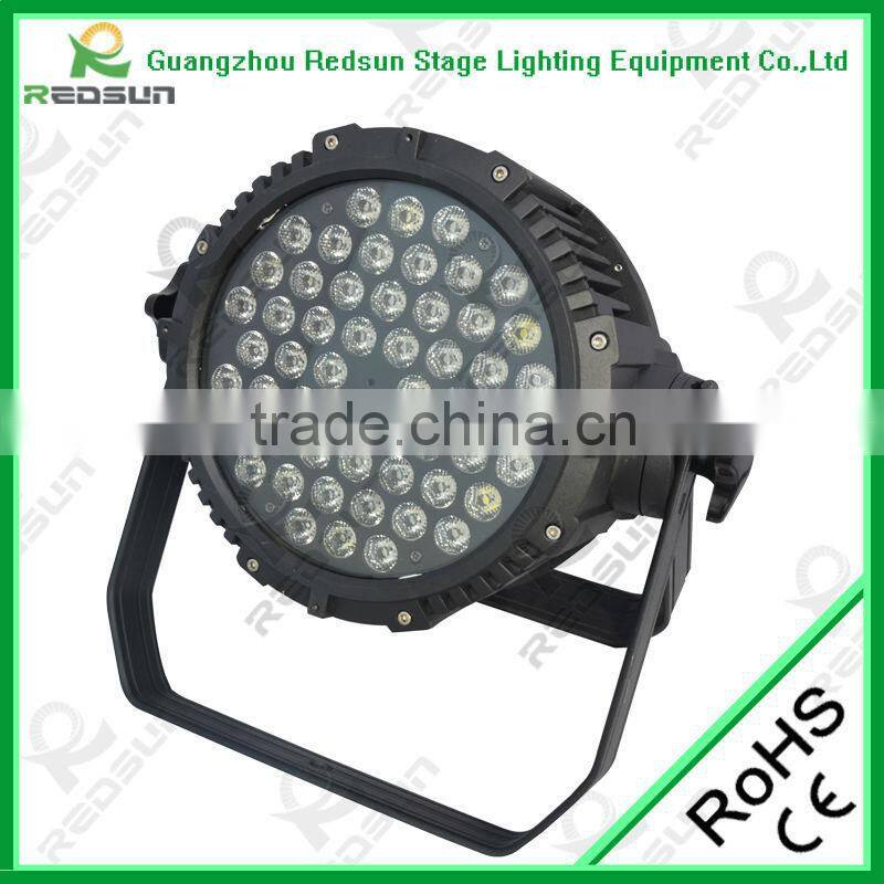 RGBW outdoor night light par led high power waterproof led par 54 light