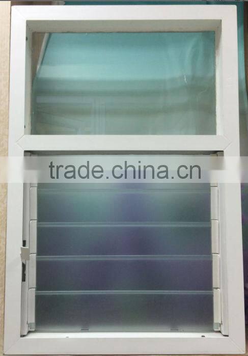manufacturer for pvc glass louvers windows