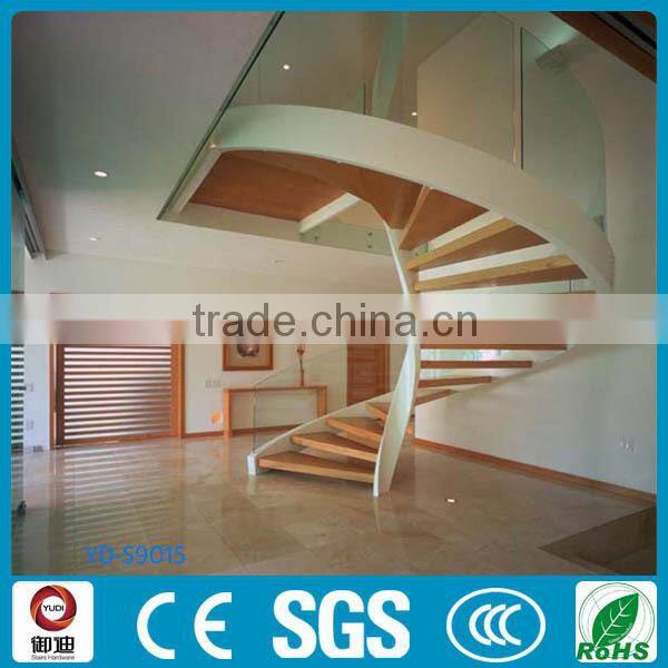 Spiral Design Close Riser Steel Staircase